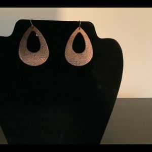 Bronze Textured Earrings